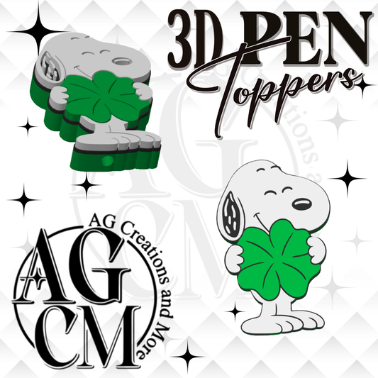 Clover Snoop 3D Pen Toppers 3MF File