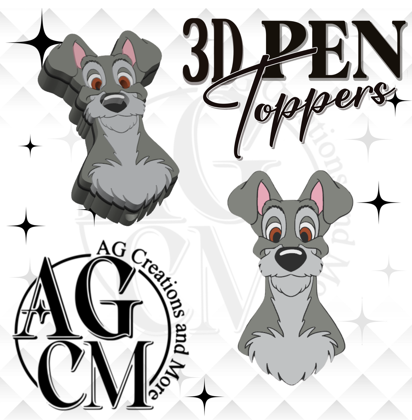 Tramp 3D Pen Toppers (wholesale)