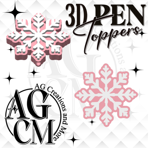 Snowflake 3D Badges/ Reels