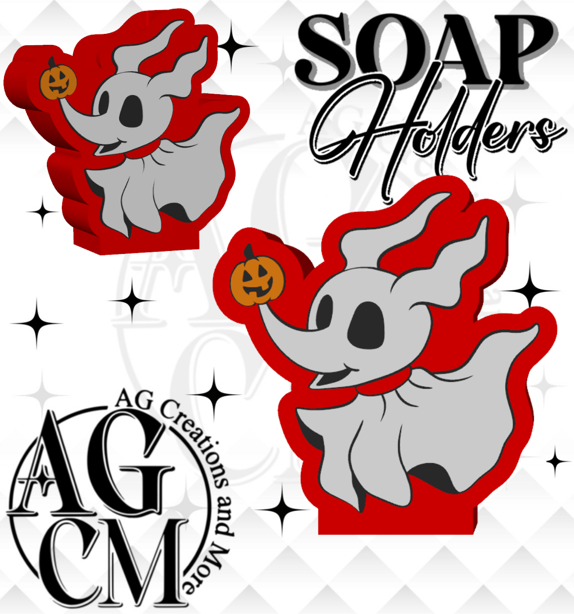 Ghost Dog 3D Soap Holders (wholesale)