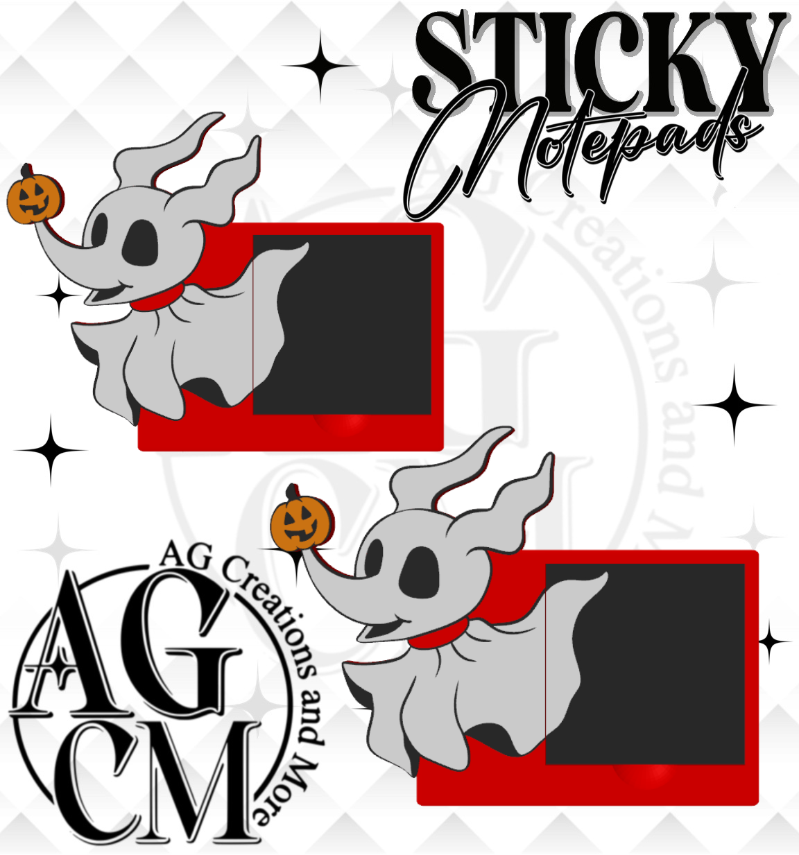 Ghost Dog 3D Sticky Notepad (wholesale)
