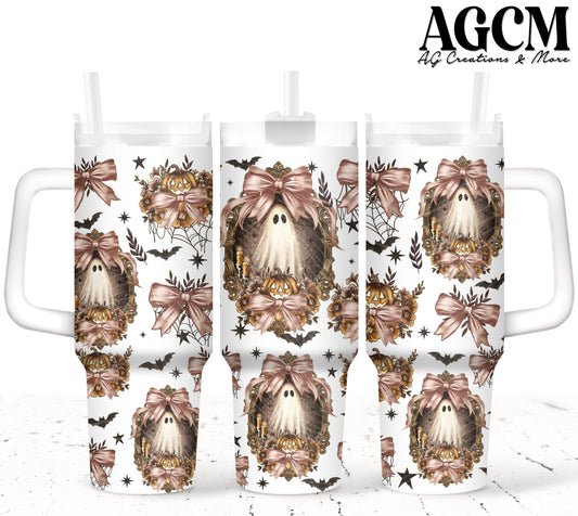 Vintage ghost 40oz Digital Png