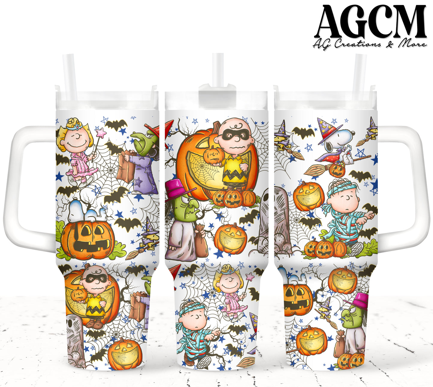 Great Pumpkin 40oz Tumbler Digital Png