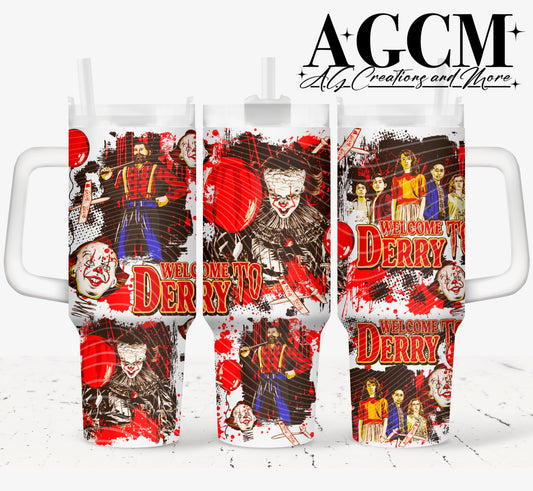 Derry  40oz Tumbler Digital Png