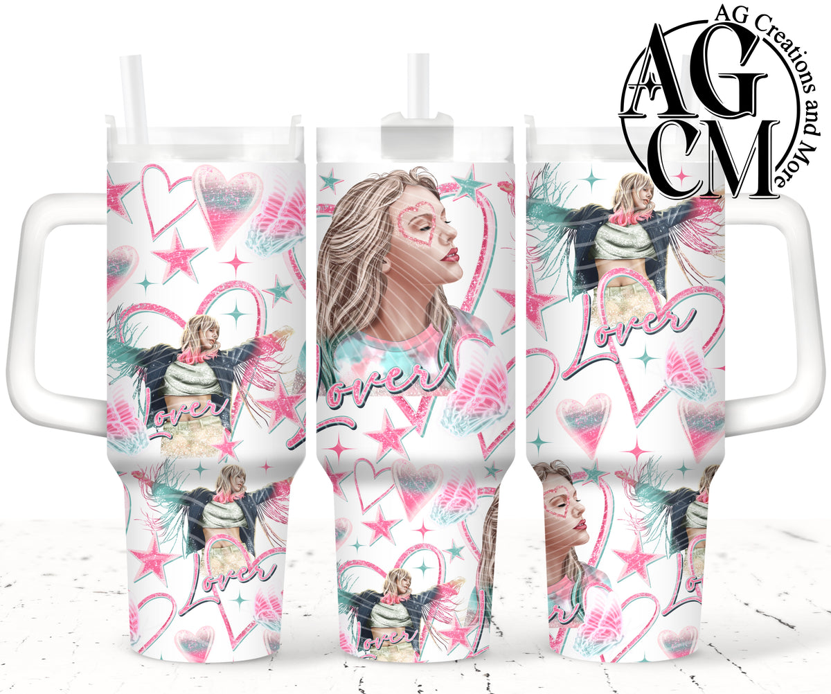 Lover 40oz Tumbler Digital Png