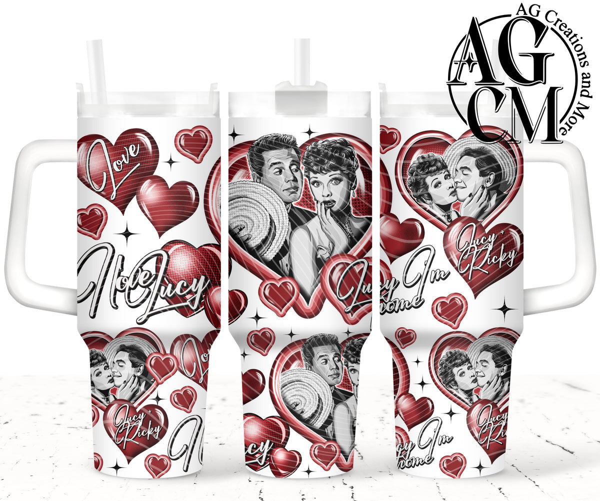 Lucy 40oz Tumbler Digital Png