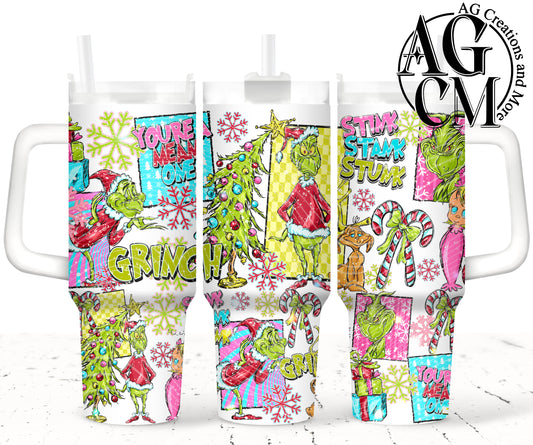 Stink Stank  40oz Tumbler Digital Png