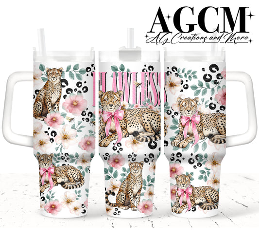 Cheetah Flawless 40oz Tumbler Digital