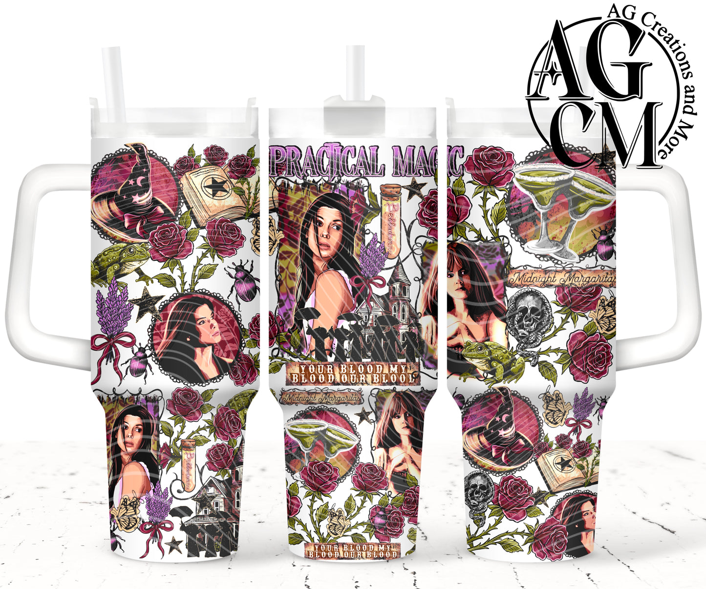 P Magic  40oz Tumbler Digital Png