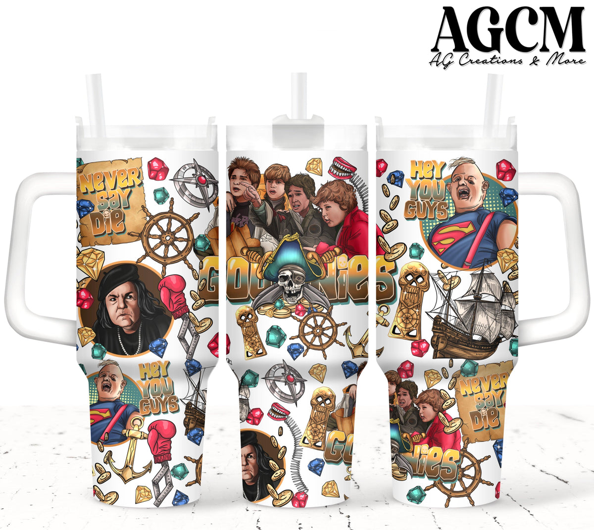 40oz Goonies Tumbler Digital Png