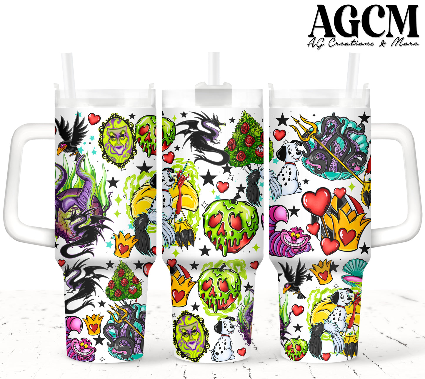 Villains 40oz Tumbler Digital Png