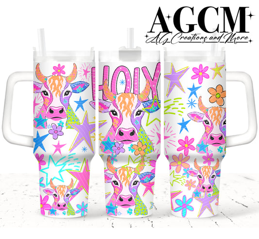 Holy Cow 40oz Tumbler Digital
