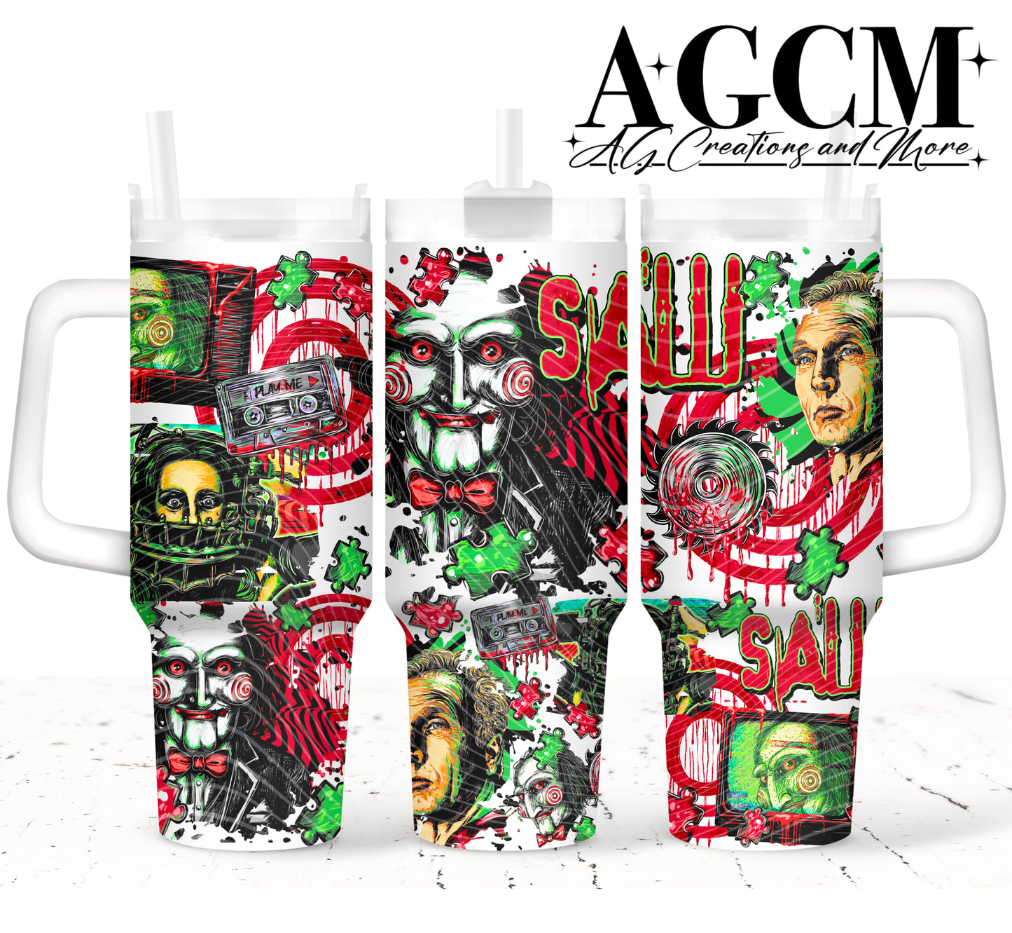 Jigsaw 40oz Tumbler Digital