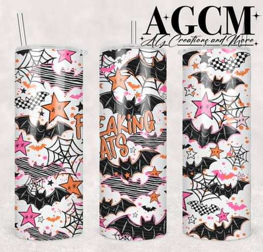 Freaking Bats 20oz Tumbler Design | Instant PNG Digital File