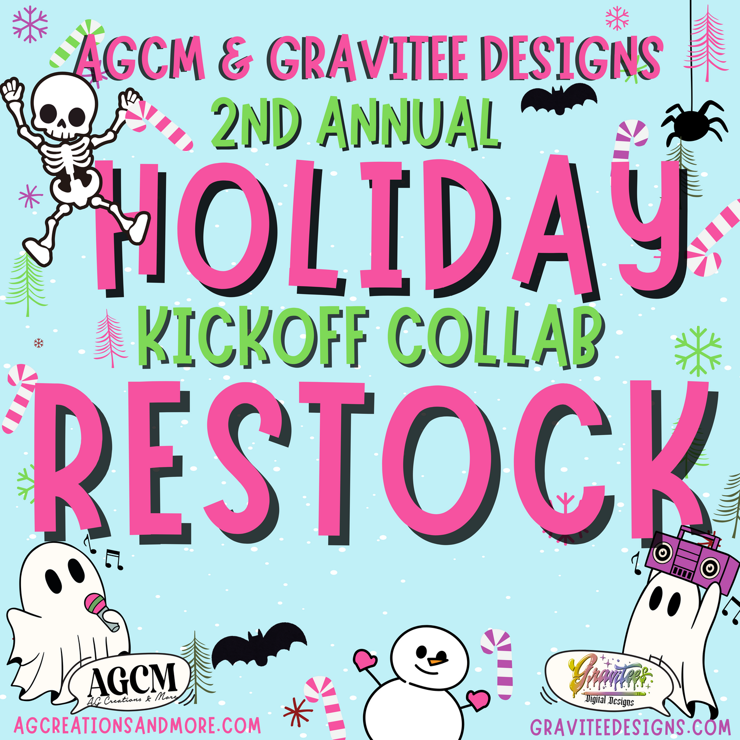 AGCM/ Gravitee Holiday Kickoff Collab NEW!!! 2025