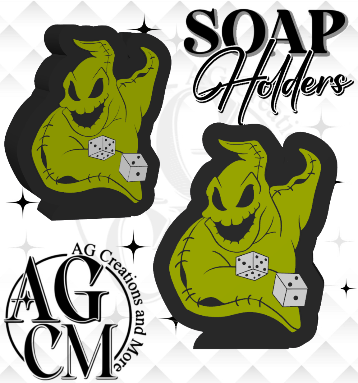 Green Boogey 3D Soap Holders (wholesale)