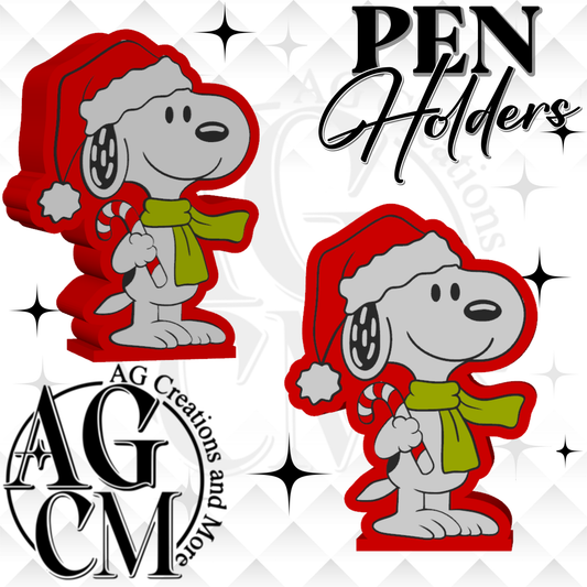 Christmas Dog 3D Pen Holders (wholesale)