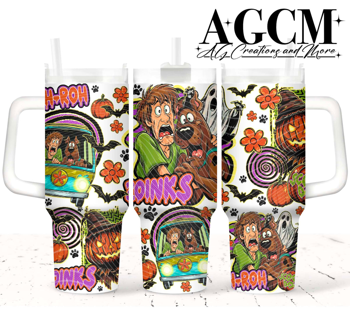 Mystery Dog 40oz Tumbler Digital