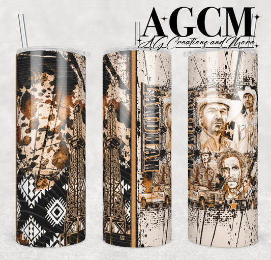 Land Oil  20oz Tumbler Design | Instant PNG Digital File