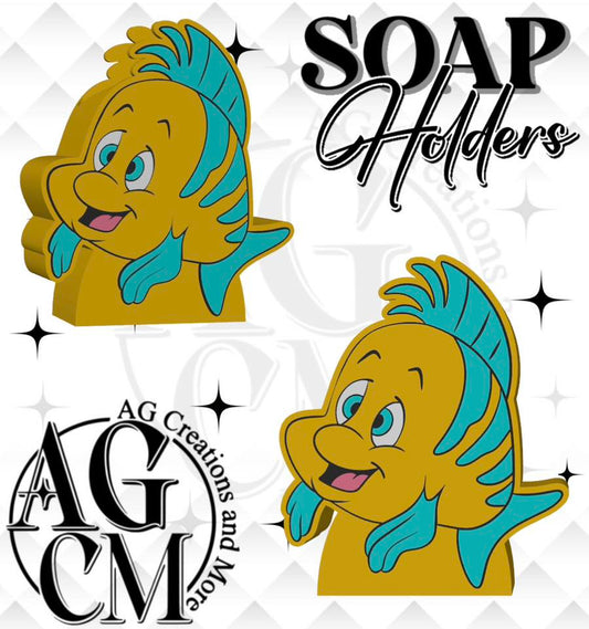 Yellow Fish 3D Soap Holders STL / 3MF Files