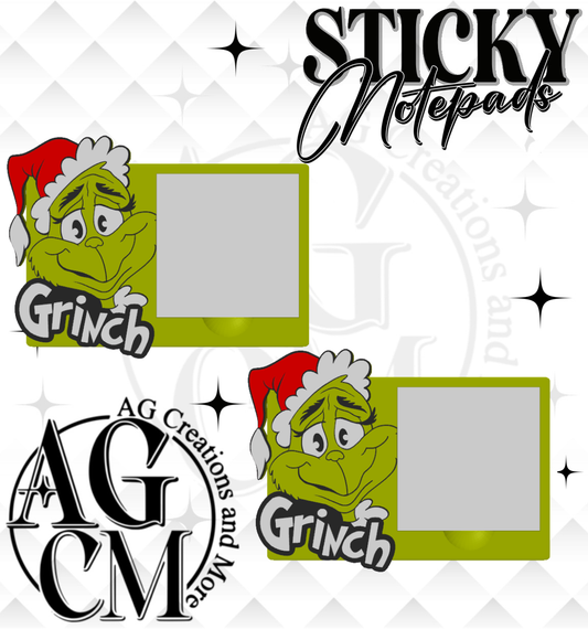 Green Man 3D Sticky Notepad (wholesale)
