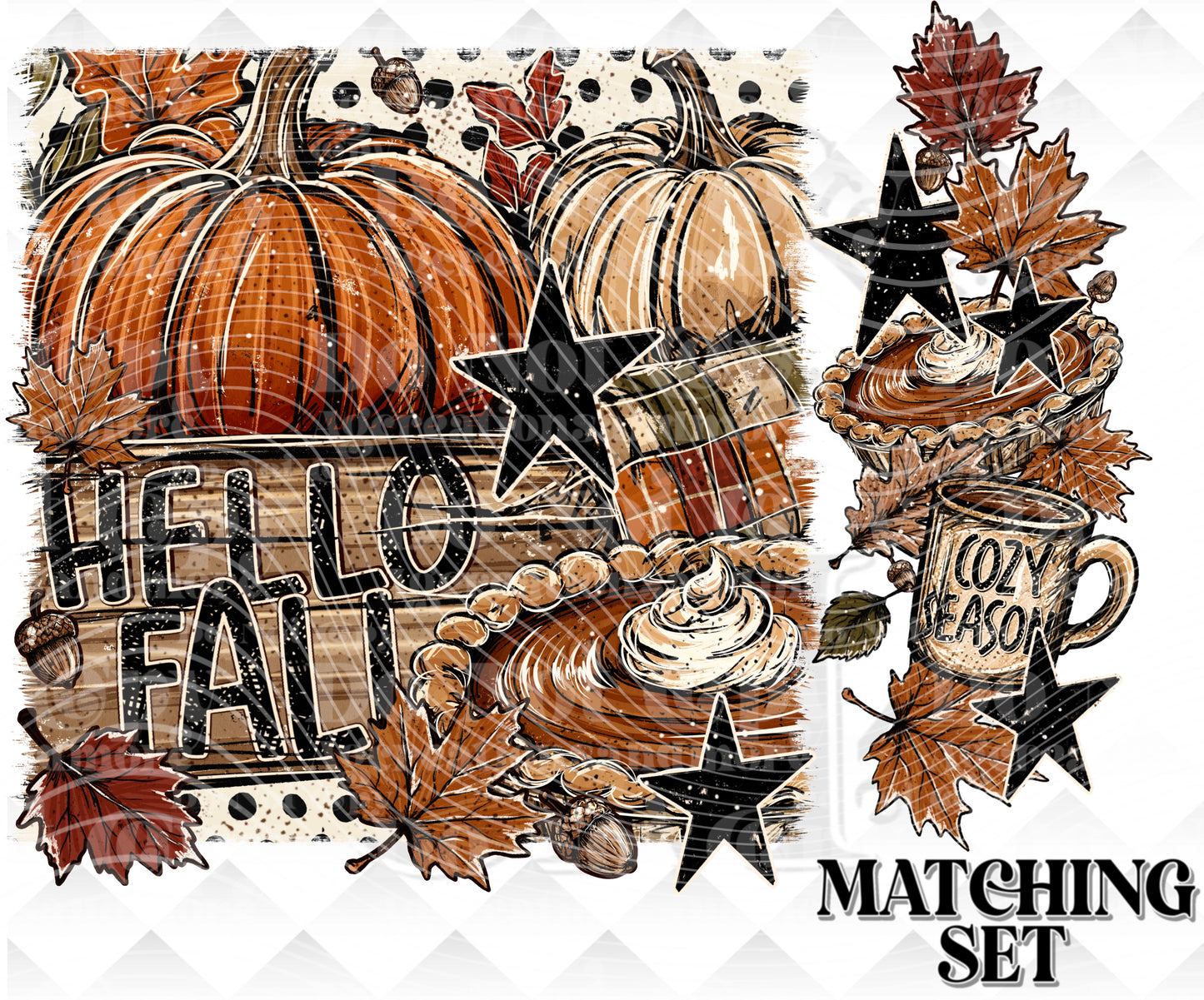 Hello Fall Download png design