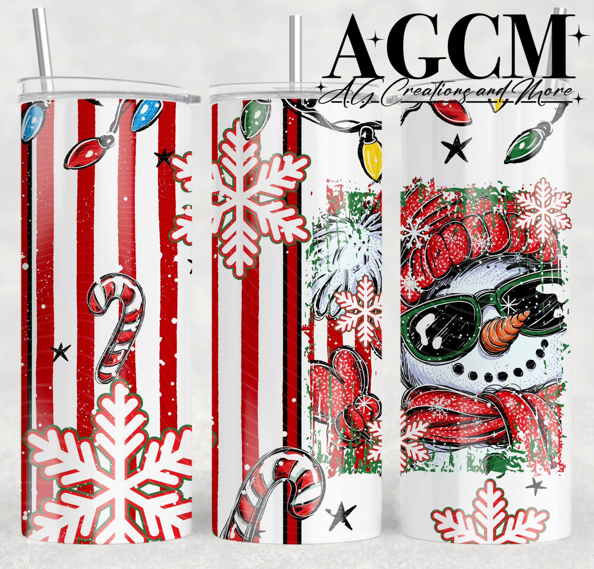 Snowman 20oz Tumbler Design | Instant PNG Digital File