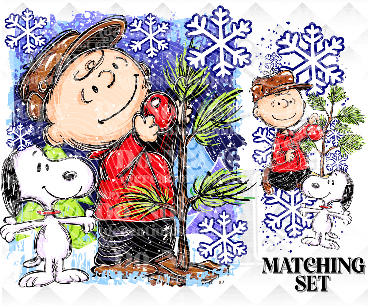 CB Christmas Tree Digital Download PNG