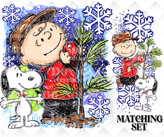 CB Christmas Tree Digital Download PNG