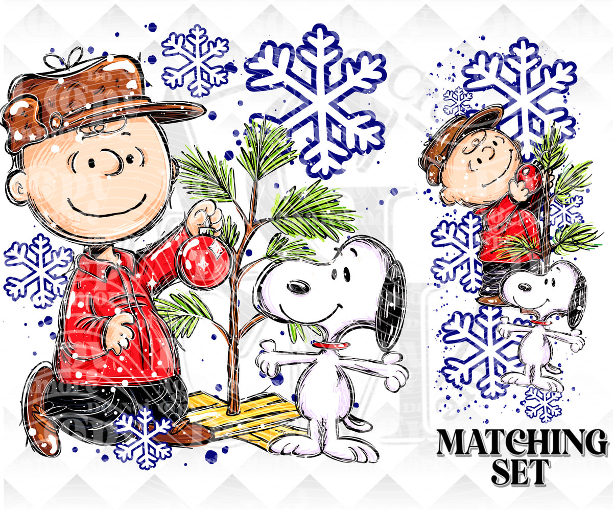 CB Christmas Tree Digital Download PNG