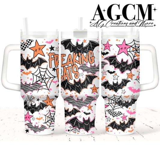 Freaking Bats 40oz Tumbler Digital