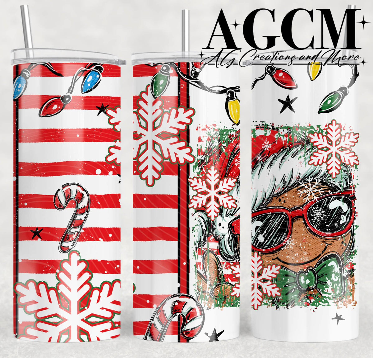 Gingerbread 20oz Tumbler Design | Instant PNG Digital File