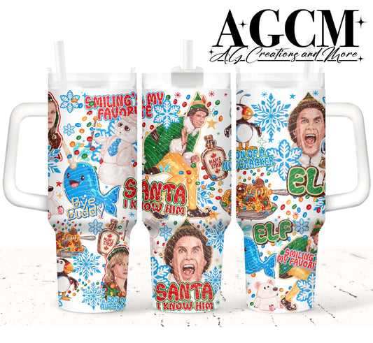 Santa I know Him 40oz Tumbler Digital