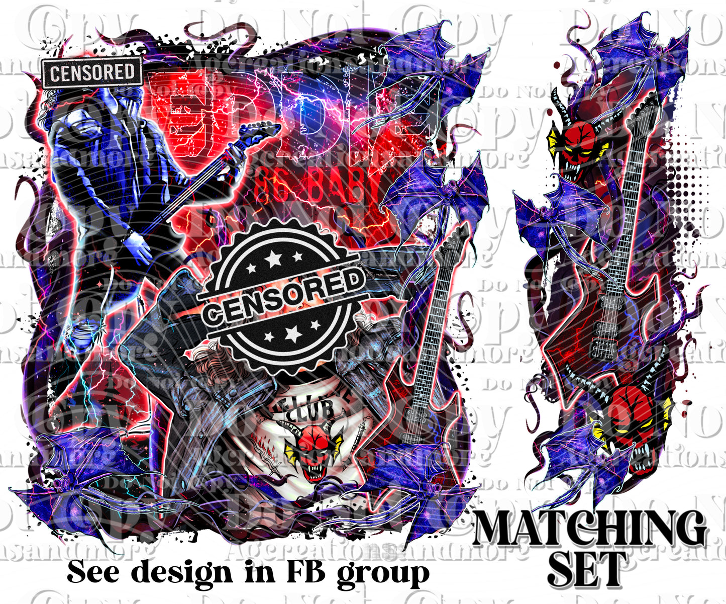 Eddie 86 Baby set Digital Download PNG