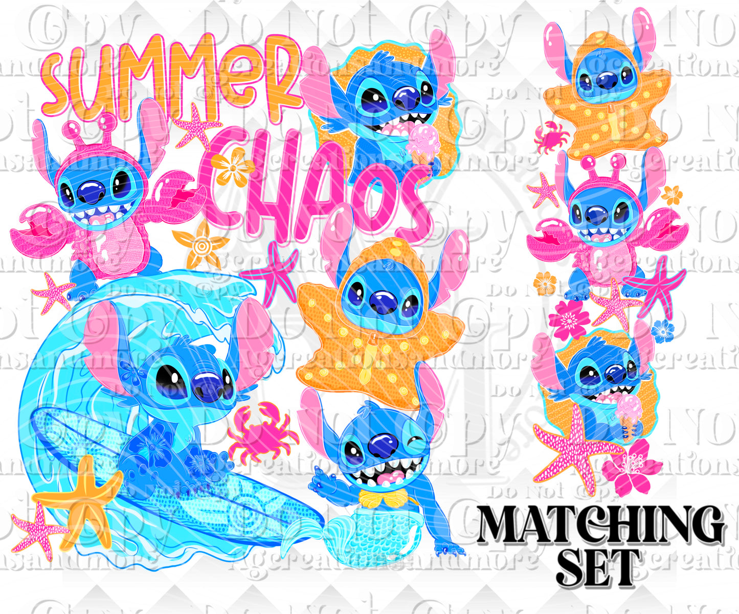 Summer Chaos Digital Download png design