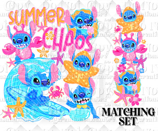 Summer Chaos Digital Download png design