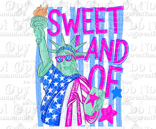 Sweet Land of Liberty Digital Download png design