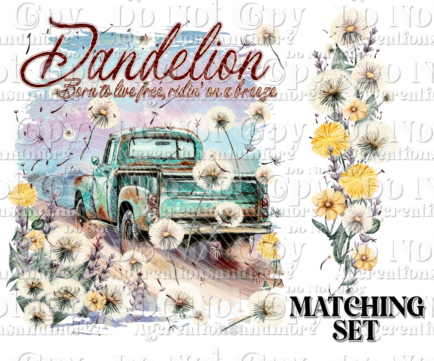 Dandelion Set Digital Download
