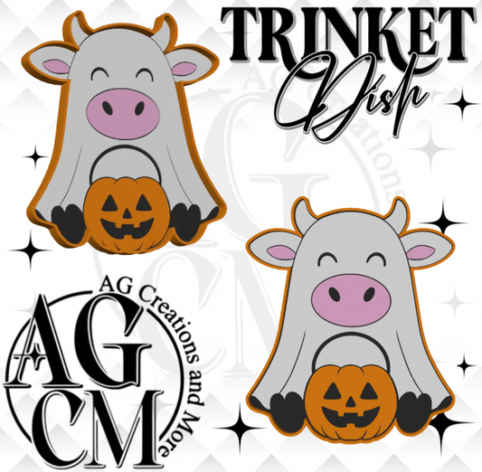 Ghost cow 3D Trinket Dish (wholesale)