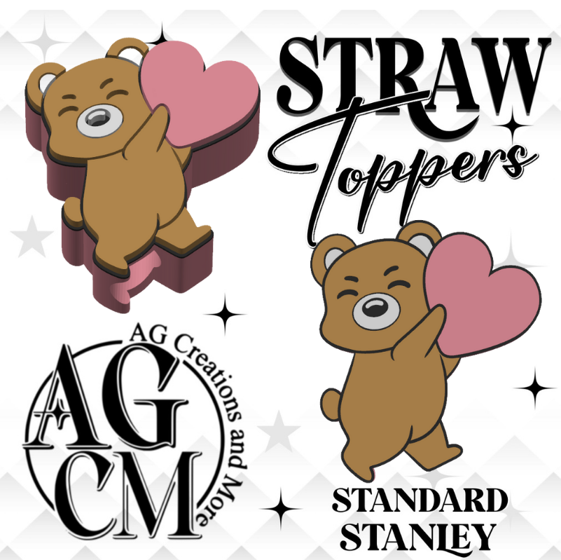 Bear Heart  3MF File