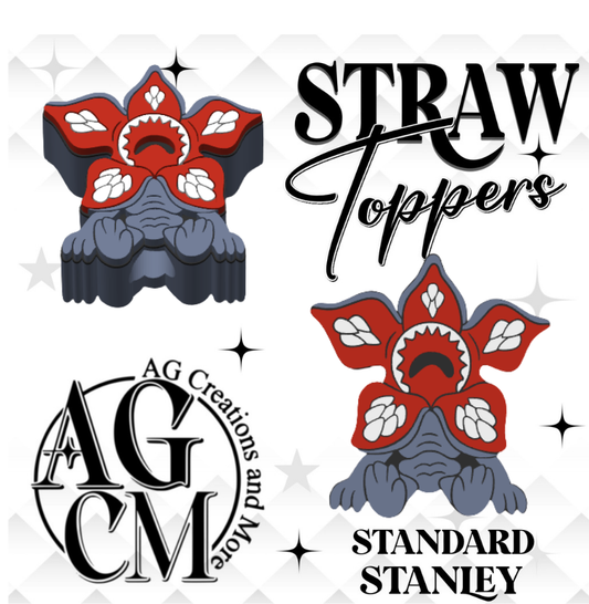 Demogorgon 3D Straw Topper