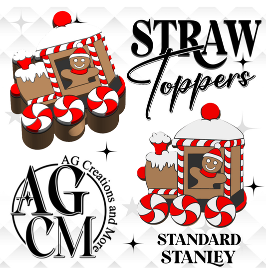 Gingerbread train 3MF File