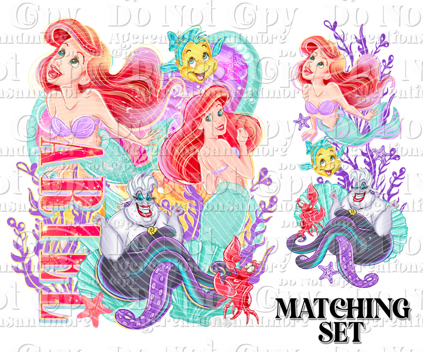 Mermaid Digital Download PNG