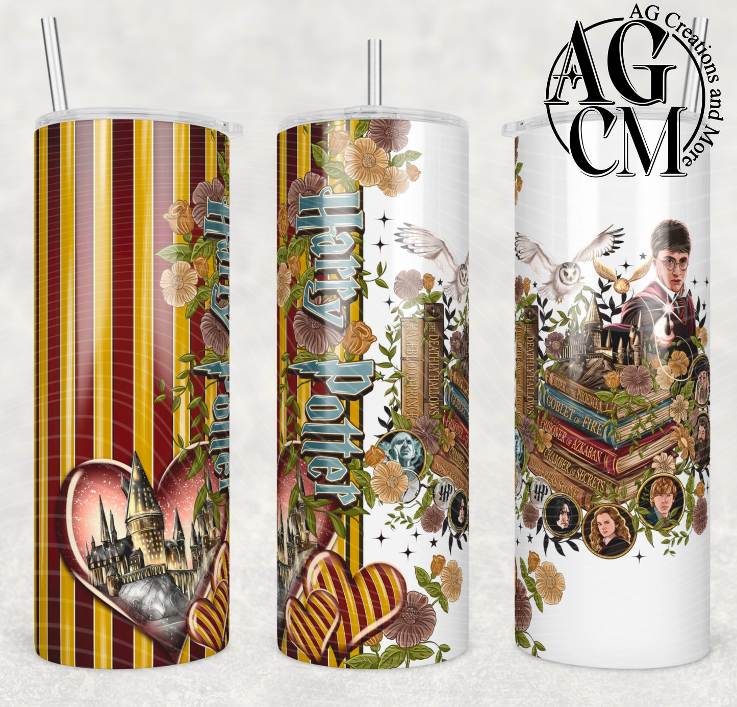 20oz Wzard Books Tumbler Digital Download PNG