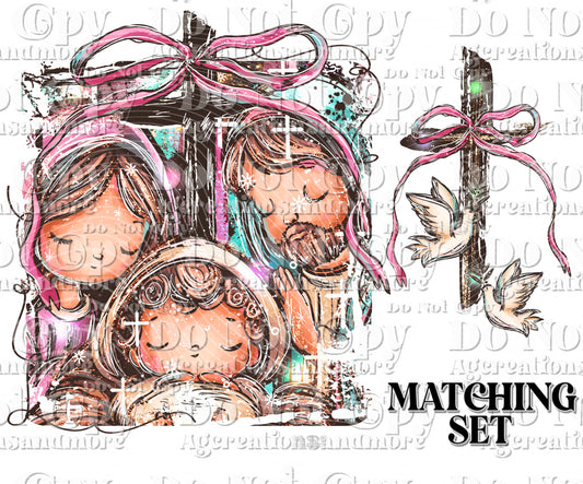 Baby Jesus Set Digital Download PNG