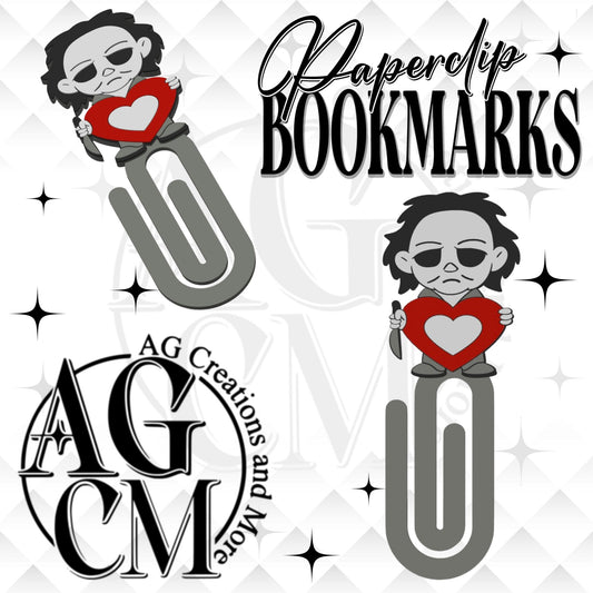 Killer Heart MM Bookmark 3MF File