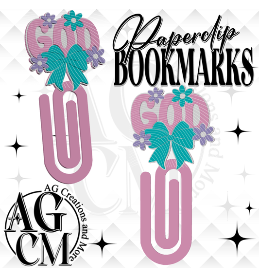 Floral God Bookmark  / Paperclip 3MF File