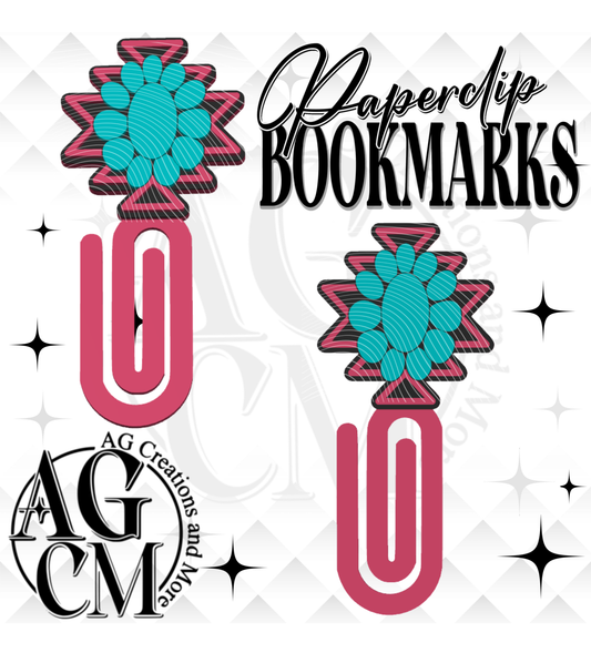 Aztec Concho Bookmark / Paperclip 3MF File