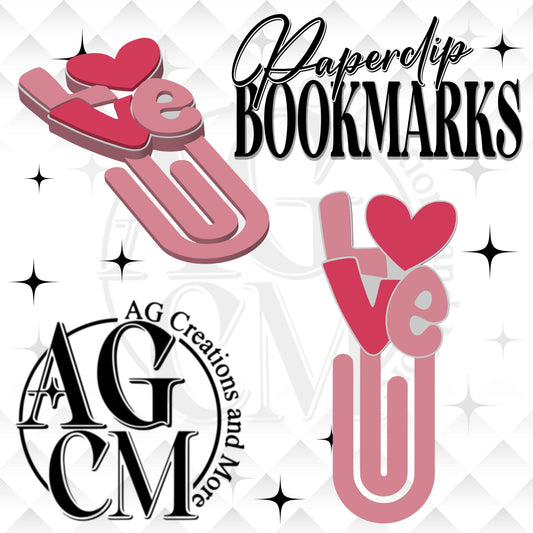 Love  Bookmark 3MF File