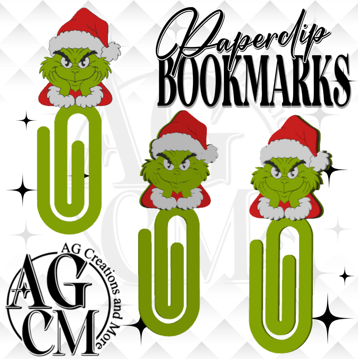 G-hands on face 3D Paperclip / Bookmarks (wholesale)
